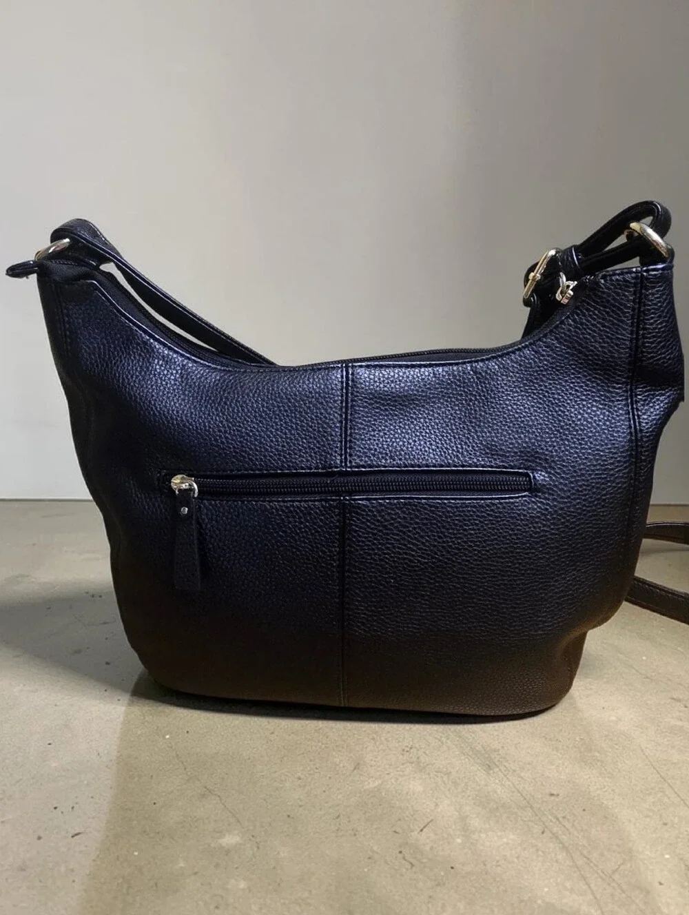 Giani Bernini Pebbled Leather Hobo Bag Crossbody